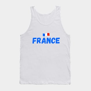 France flag Tank Top